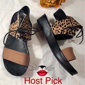New Anthropologie cheetah sandals